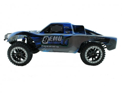Радиоуправляемый шорт-корс Remo Hobby 9EMU TWINS MOTOR (синий) 4WD 2.4G 1/8 RTR