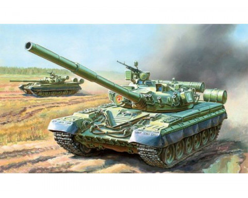 Сборная модель ZVEZDA Основной боевой танк Т-80Б, 1/35