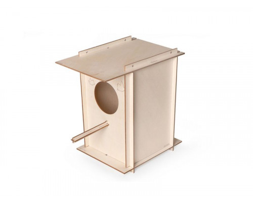 Деревянный конструктор Lemmo Скворечник Весна, 9 деталей