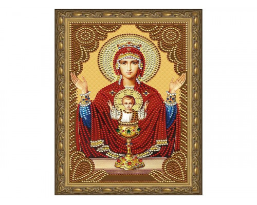 Алмазная 5D мозаика с нанесенной рамкой 20х30 НЕУПИВАЕМАЯ ЧАША (12 цветов)