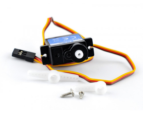 Сервомашинка реверсная 9g для самолета Top RC 500 Class Cessna 182 6СH (Flap2), провод 250мм