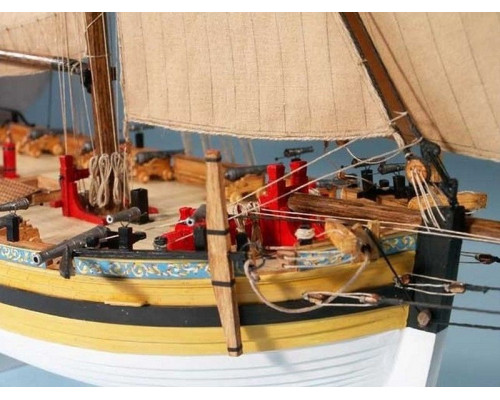 Сборная картонная модель Shipyard куттер HMS Alert (№50), 1/96