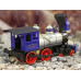 Машина Kinsmart Classic Locomotive инерция (1/6шт.) 17,5см б/к