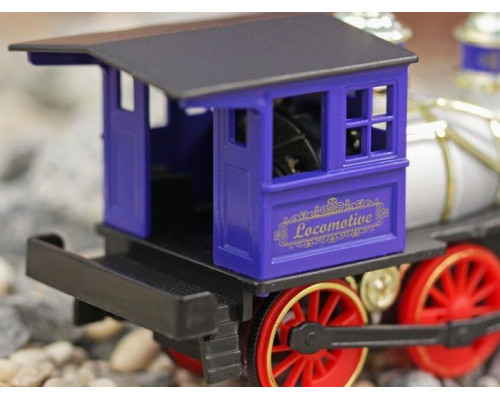 Машина Kinsmart Classic Locomotive инерция (1/6шт.) 17,5см б/к