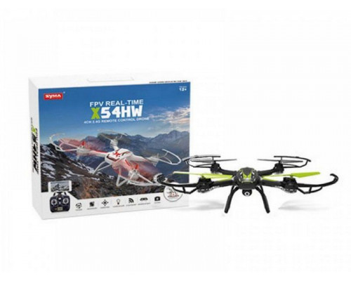 Р/У квадрокоптер Syma X54HW с FPV трансляцией Wi-Fi, барометр, 2.4G RTF
