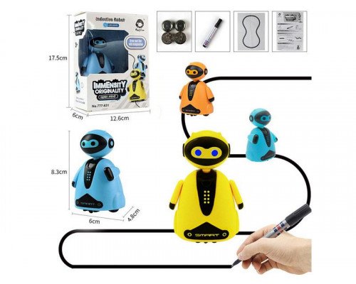 Робот HappyCow 777-631, сенсор, движется по линии