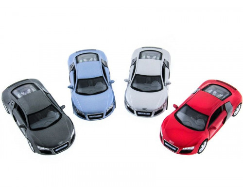 Машина Kinsmart AUDI R8 инерция (1/12шт.) 1:36 б/к