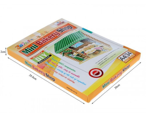 3D пазлы из пенокартона ПЕКАРНЯ (34 детали, 4 листа)