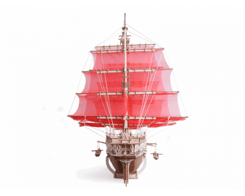 Деревянный конструктор Lemmo Корабль Пегас, 638 деталей