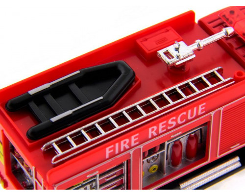 Машина Kinsmart Пожарная машина Rescue Fire Engine инерция (1/12шт.) б/к