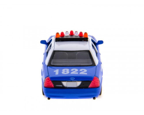 Машина Kinsmart Ford Crown Victoria (police) инерция (1/12шт) 1:42 б/к