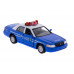 Машина Kinsmart Ford Crown Victoria (police) инерция (1/12шт) 1:42 б/к
