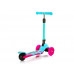 Самокат трехколесный Zumba  (розово-голубой)