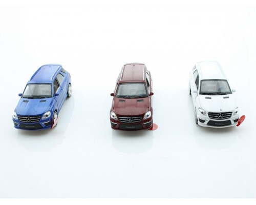 Машина 1:32 Mercedes-Benz ML63 AMG свет, звук, инерция 15см (1/12шт) б/к
