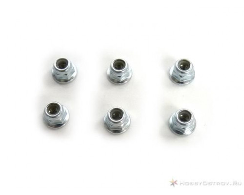 Гайка самоконтрящаяся M4 6шт. для автомоделей Himoto E10