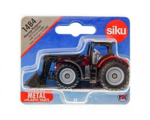 Трактор Siku 1484 Massey Ferguson с фронтальным погрузчиком