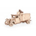Деревянный конструктор Lemmo Грузовичок ЛТ компрессор, 53 детали