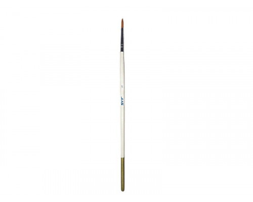 Кисть из синтетического волоса, круглая № 1, шт