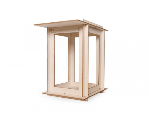 Деревянный конструктор Lemmo Кормушка для птиц, 8 деталей