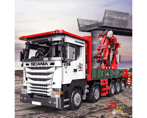 Радиоуправляемый конструктор RCM большой грузовик с погрузчиком (3925 деталей)