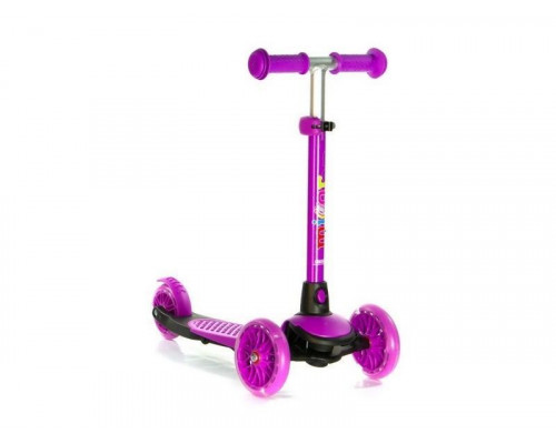 Самокат трехколесный Jet (фиолетовый)