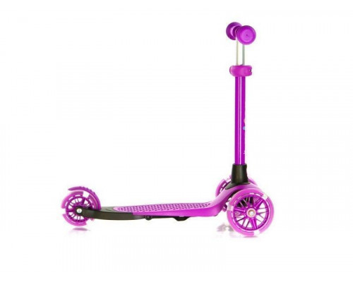 Самокат трехколесный Jet (фиолетовый)