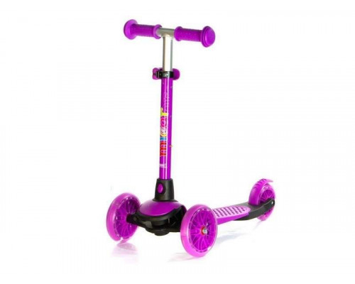 Самокат трехколесный Jet (фиолетовый)