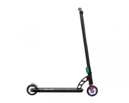 Самокат двухколесный трюковой WHEEZE (чёрный)