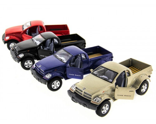 Машина Kinsmart DODGE Power Wagon  инерция (1/12шт.) 1:42 б/к