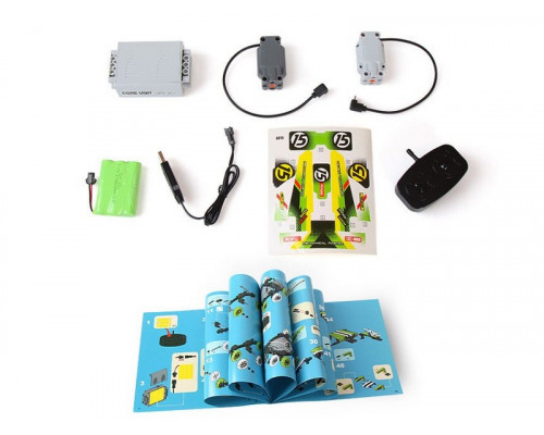 Р/У конструктор Qihui Mechanical Master Скоростной вездеход (392 детали), оранжевый