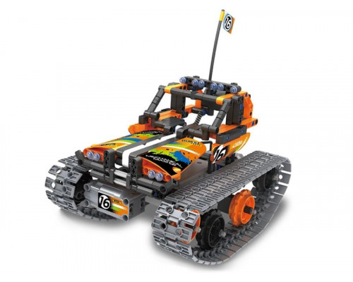 Р/У конструктор Qihui Mechanical Master Скоростной вездеход (392 детали), оранжевый