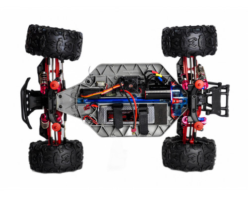 Радиоуправляемый монстр Remo Hobby Dinosaurs Master Brushless UPGRADE PLUS (синий) 4WD 2.4G 1/8 RTR