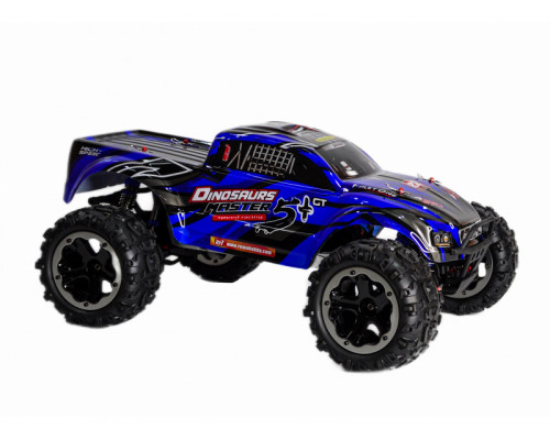 Радиоуправляемый монстр Remo Hobby Dinosaurs Master Brushless UPGRADE PLUS (синий) 4WD 2.4G 1/8 RTR
