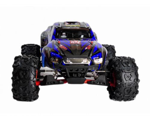 Радиоуправляемый монстр Remo Hobby Dinosaurs Master Brushless UPGRADE PLUS (синий) 4WD 2.4G 1/8 RTR