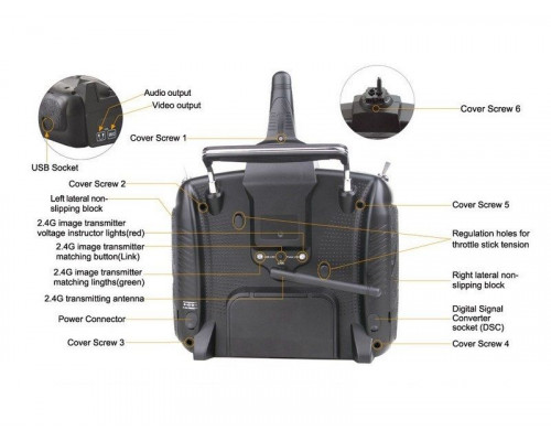 Передатчик Walkera Devo F7DS 2.4G 7ch Tx