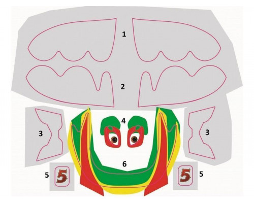Сборная модель ZVEZDA Самолёты Эль Чупакабра, 1/100