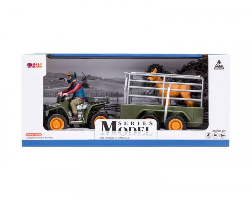Набор фигурок MASAI MARA ММ205-020 серии На ферме: Перевозка животных 3 пр.