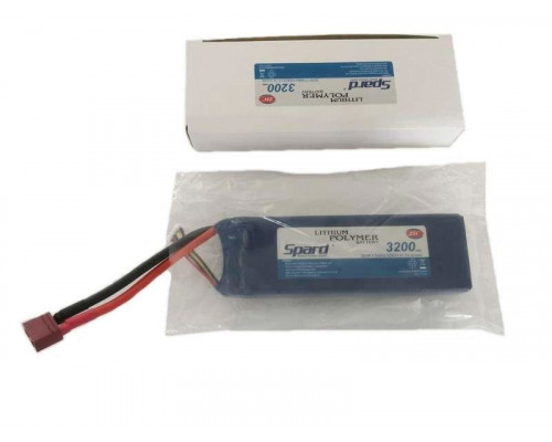 Аккумулятор Li-Po Spard 3200mAh, 11,1V, 25C, T‐plug