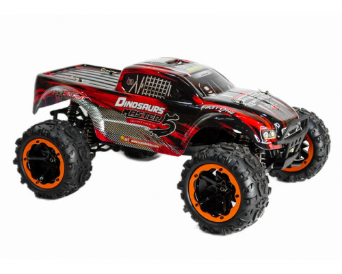 Радиоуправляемый монстр Remo Hobby Dinosaurs Master Brushless (красный) 4WD 2.4G 1/8 RTR