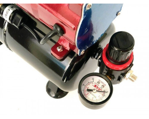 Компрессор JAS 1226, с регулятором давления, автоматика, два режима работы, ресивер, два цилиндра