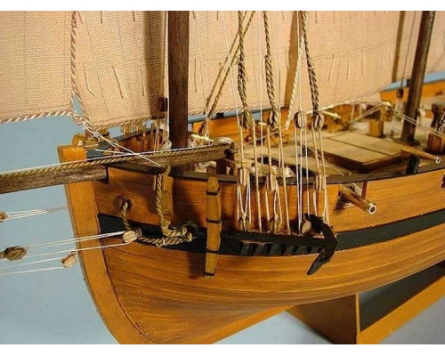 Сборная картонная модель Shipyard люгер Le Coureur (№51), 1/96