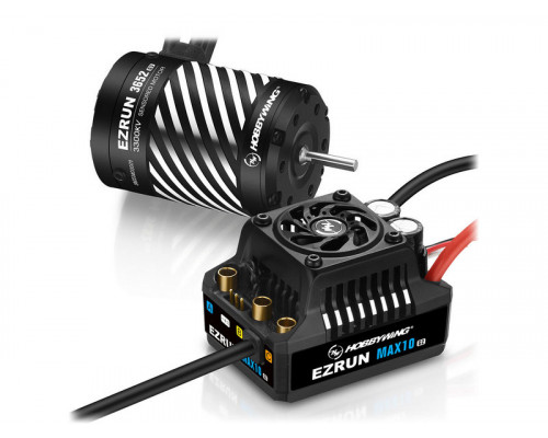 Бесколлекторная бессенсорная система Hobbywing COMBO-MAX10 G2-80A&3652SD-3300KV-G3 влагозащита