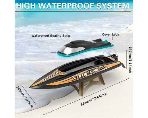 Радиоуправляемый катер Volantex RC Vector SR80 Brushless 2.4G LiPo RTR