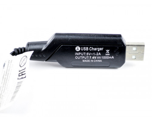 Зарядное устройство USB HUI NA TOYS 7.4V, SM-3P для 1592, 1593, 1575, 1567