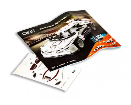 Конструктор CADA спортивный автомобиль Apocalypse, инерционный (368 деталей)