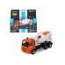 Машина АВТОПАНОРАМА Бетономешалка, оранжевый, 1/54, инерция, в/к 16,5*6,4*9