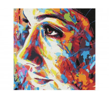 Картина по номерам 30х30 В СТИЛЕ ГРАФФИТИ (21 цвет)
