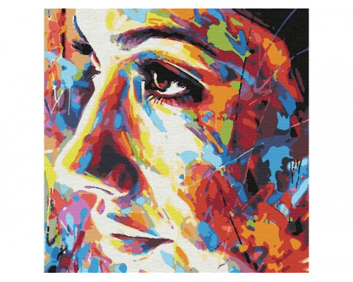 Картина по номерам 30х30 В СТИЛЕ ГРАФФИТИ (21 цвет)