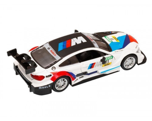 Машина АВТОПАНОРАМА BMW M4, 1/44, белый, инерция, откр. двери, в/к 17,5*12,5*6,5 см