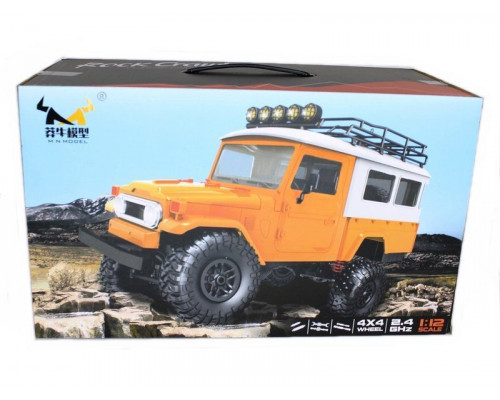 Радиоуправляемая машина MN MODEL японский внедорожник FJ45 (синий) 4WD 2.4G 1/12 RTR